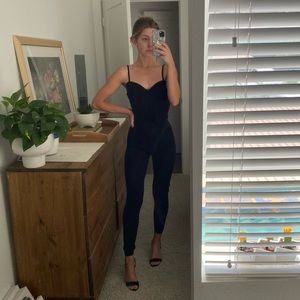 NWT bustier rib knit paneled bodysuit onesie